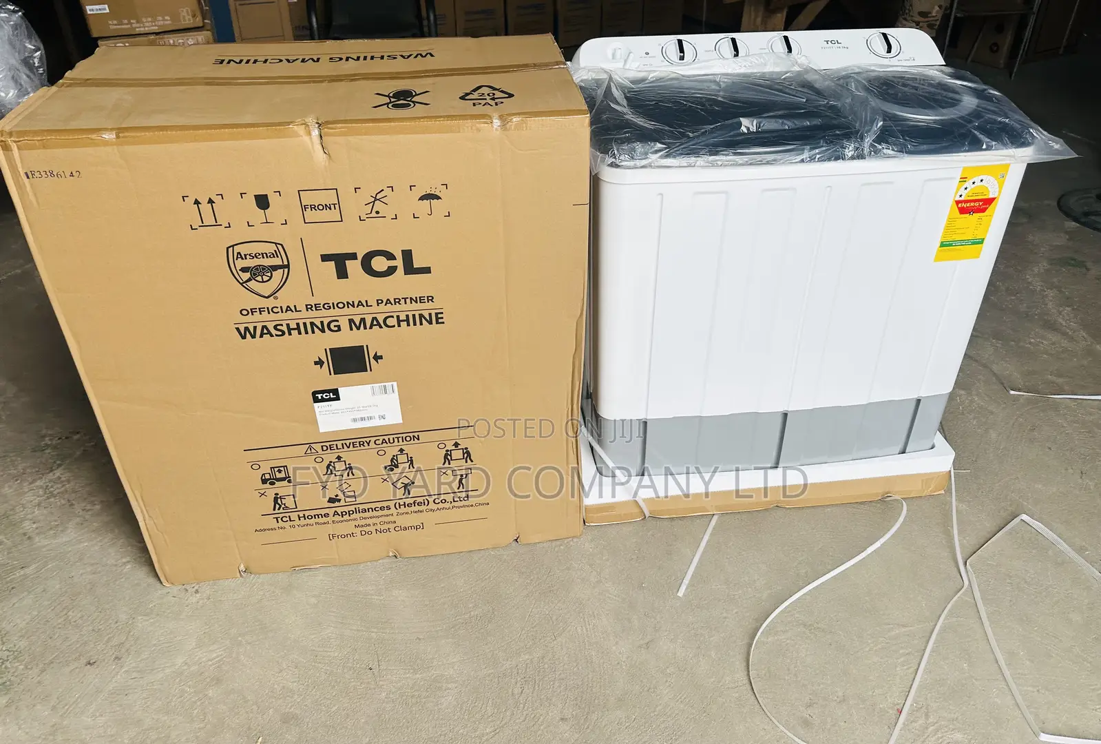 Fast Reliable TCL 10kg Twin Tub Washing Machine (New Inbox )
