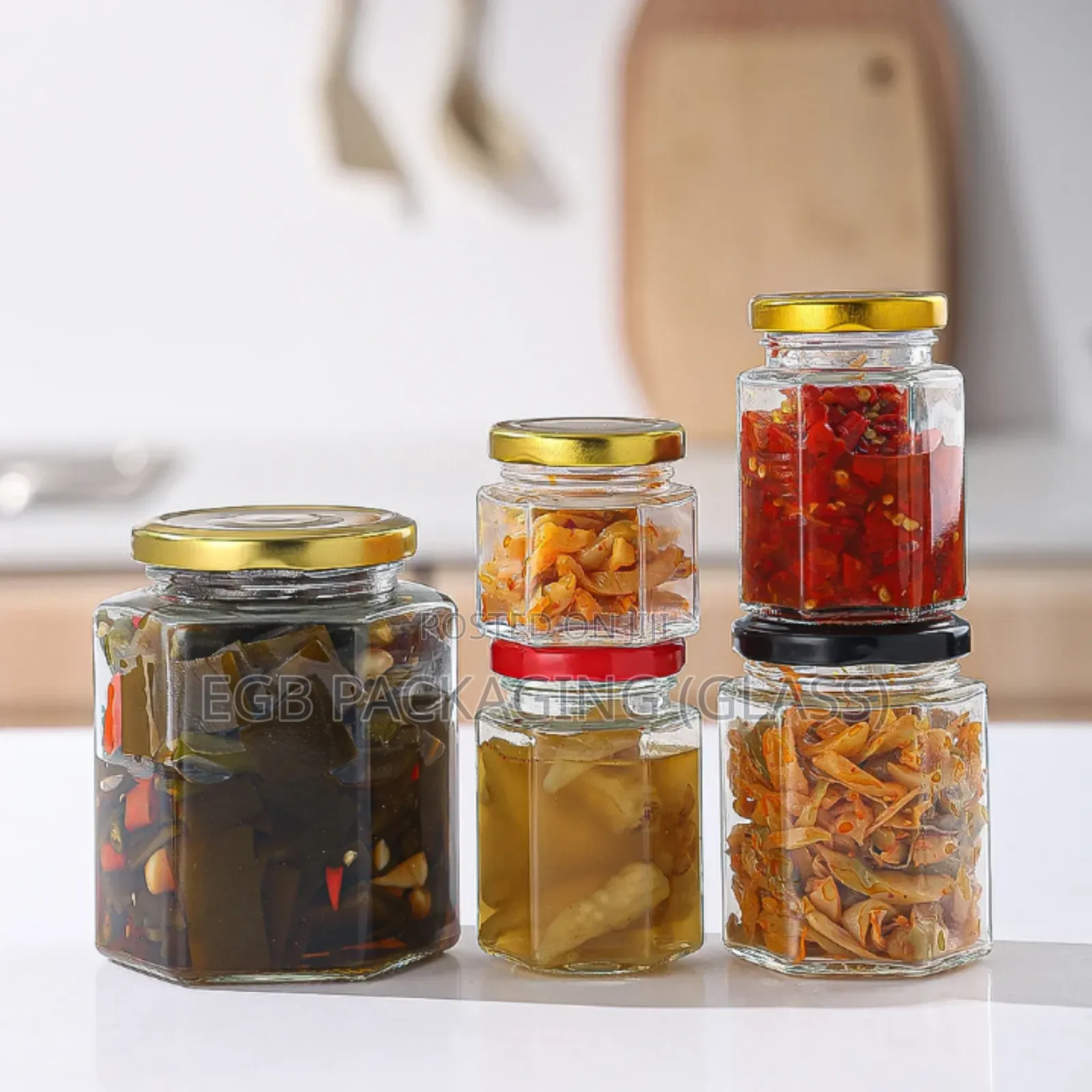 Honey Glass Jars