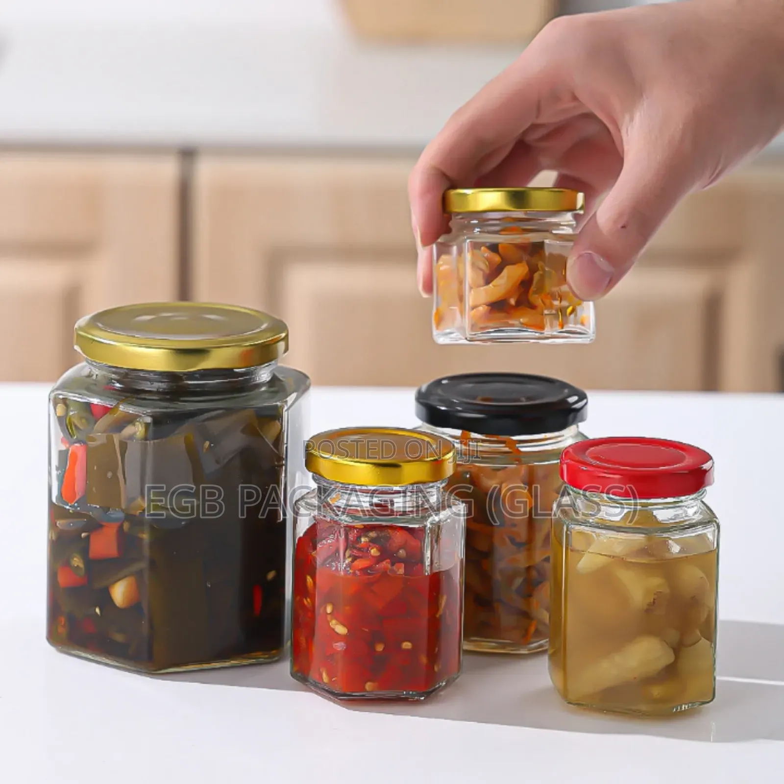 Honey Glass Jars