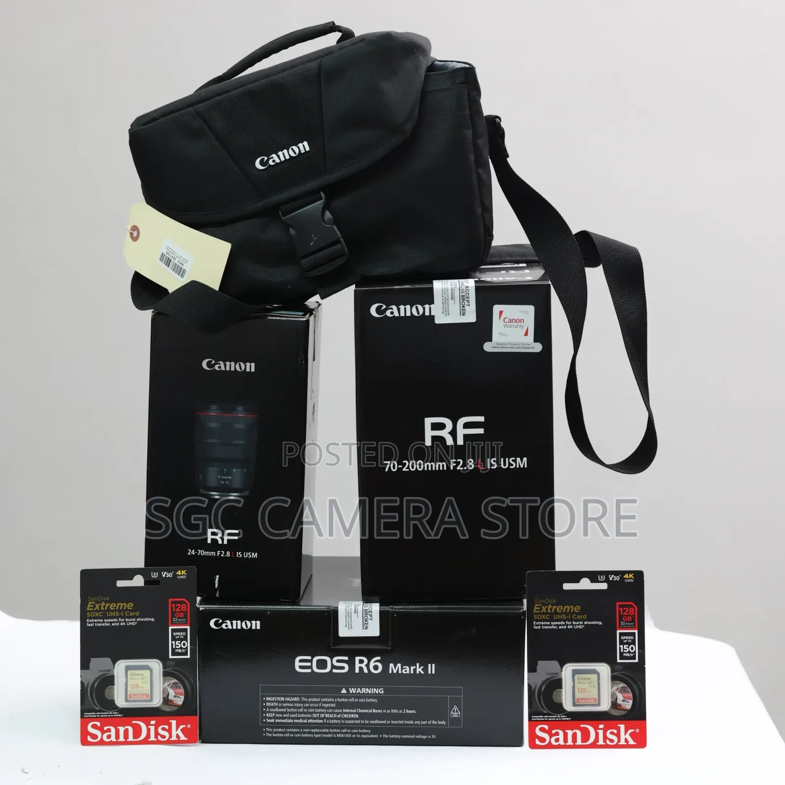 Canon R6 Mark Ii + Canon Rf 70-200 F2.8 + Canon Rf 24-70 F2.8 / Combo