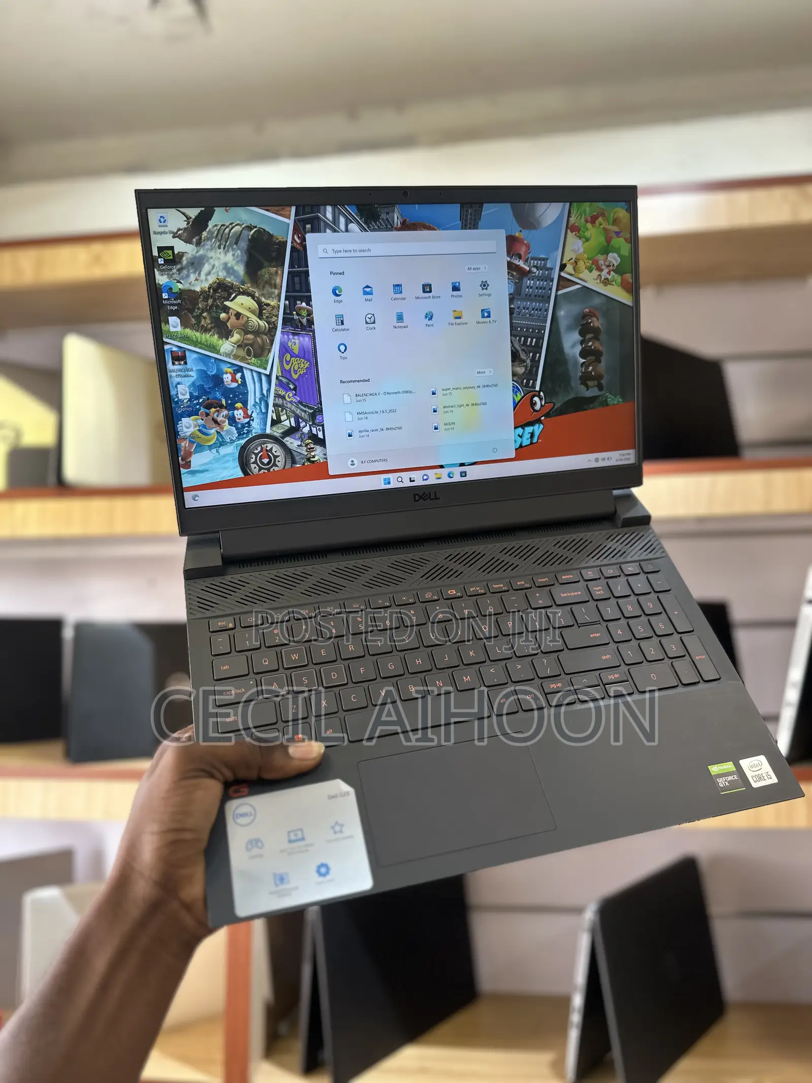 Laptop Dell G15 5510 16GB Intel Core i5 SSD 512GB