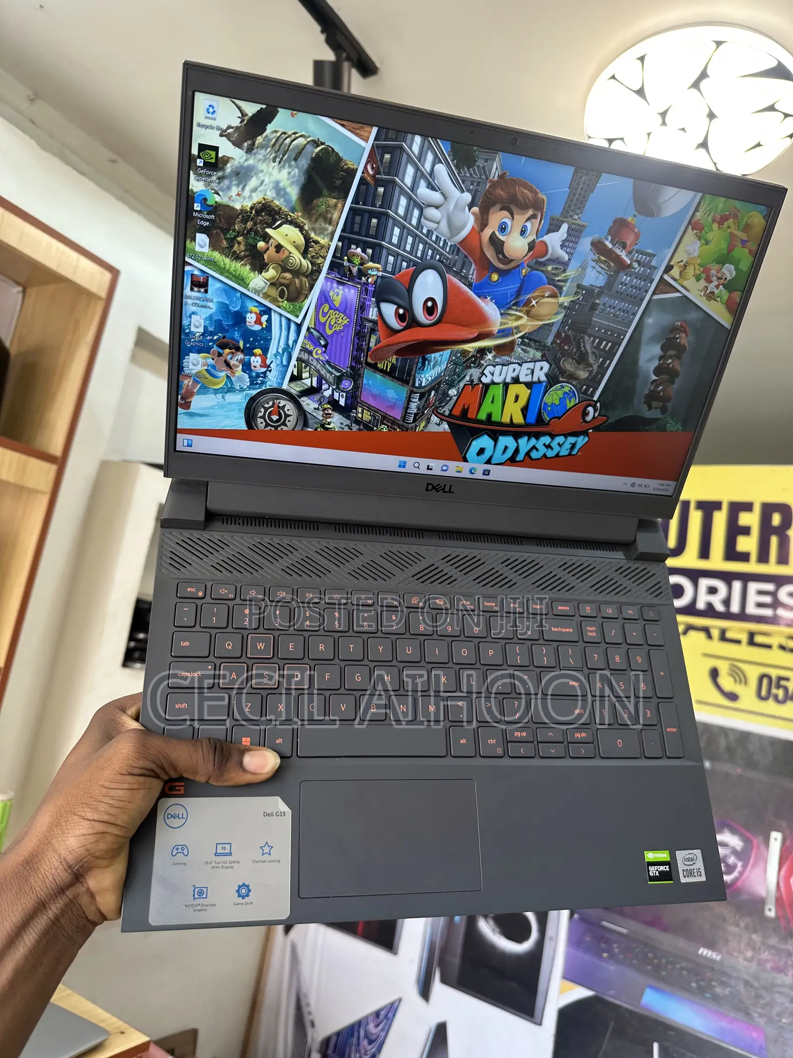 Laptop Dell G15 5510 16GB Intel Core i5 SSD 512GB
