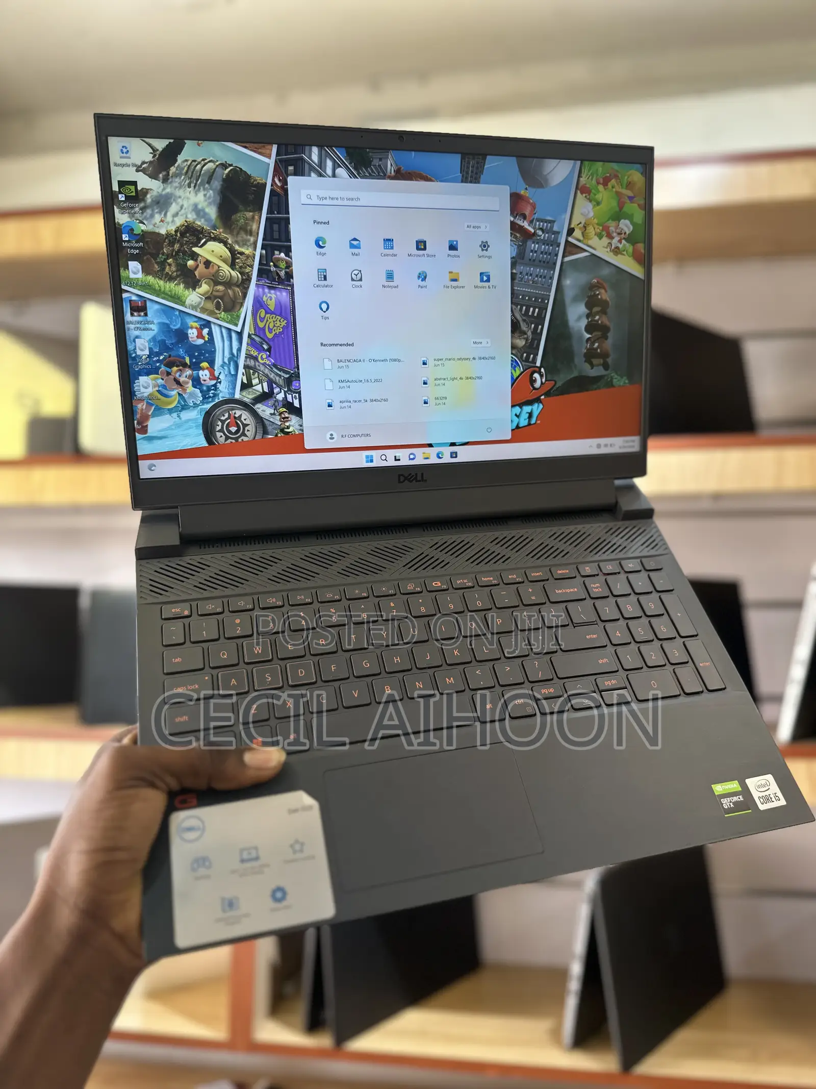 Laptop Dell G15 5510 16GB Intel Core i5 SSD 512GB