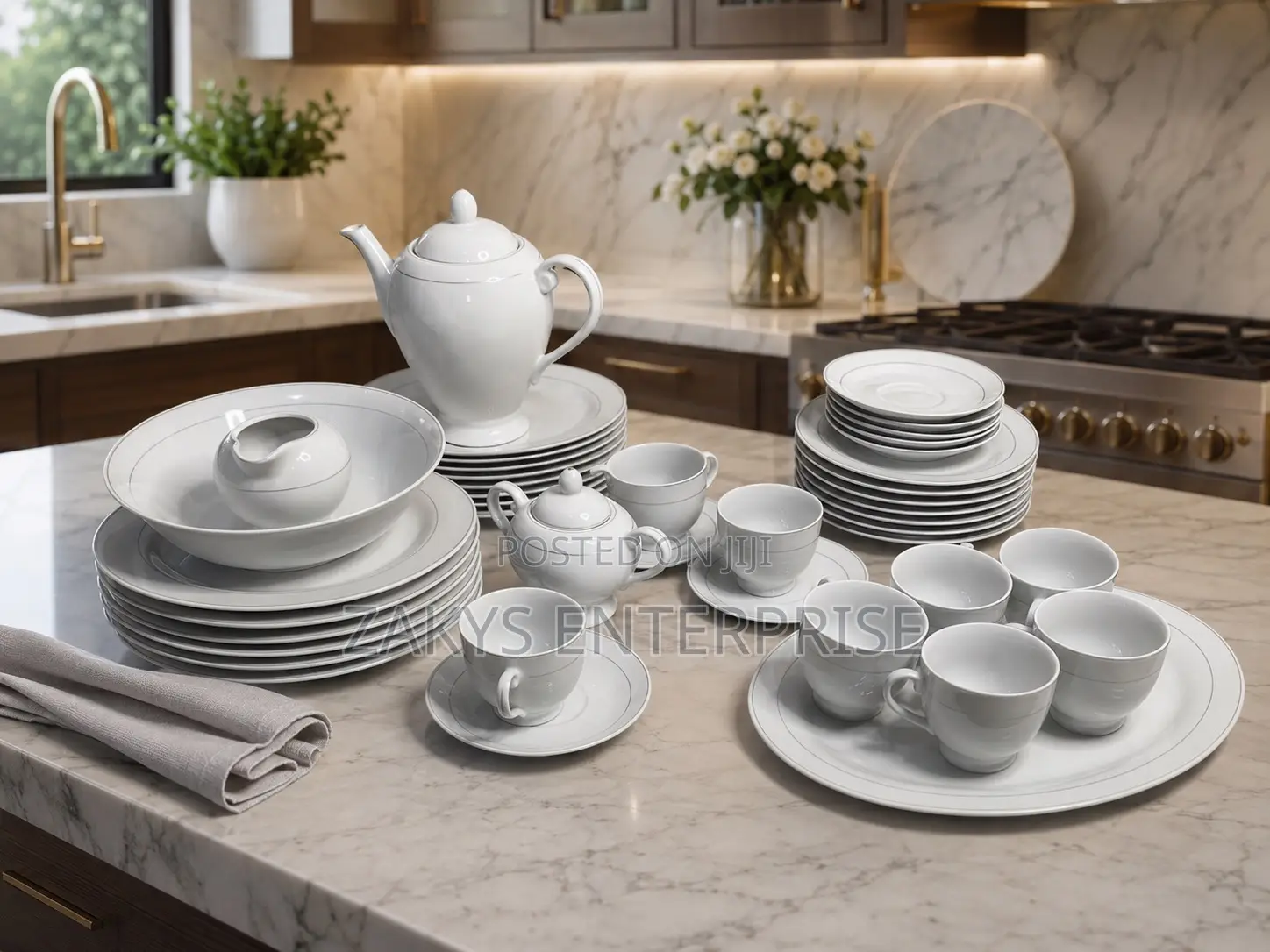 47pcs Dinner Set (Porcelain)