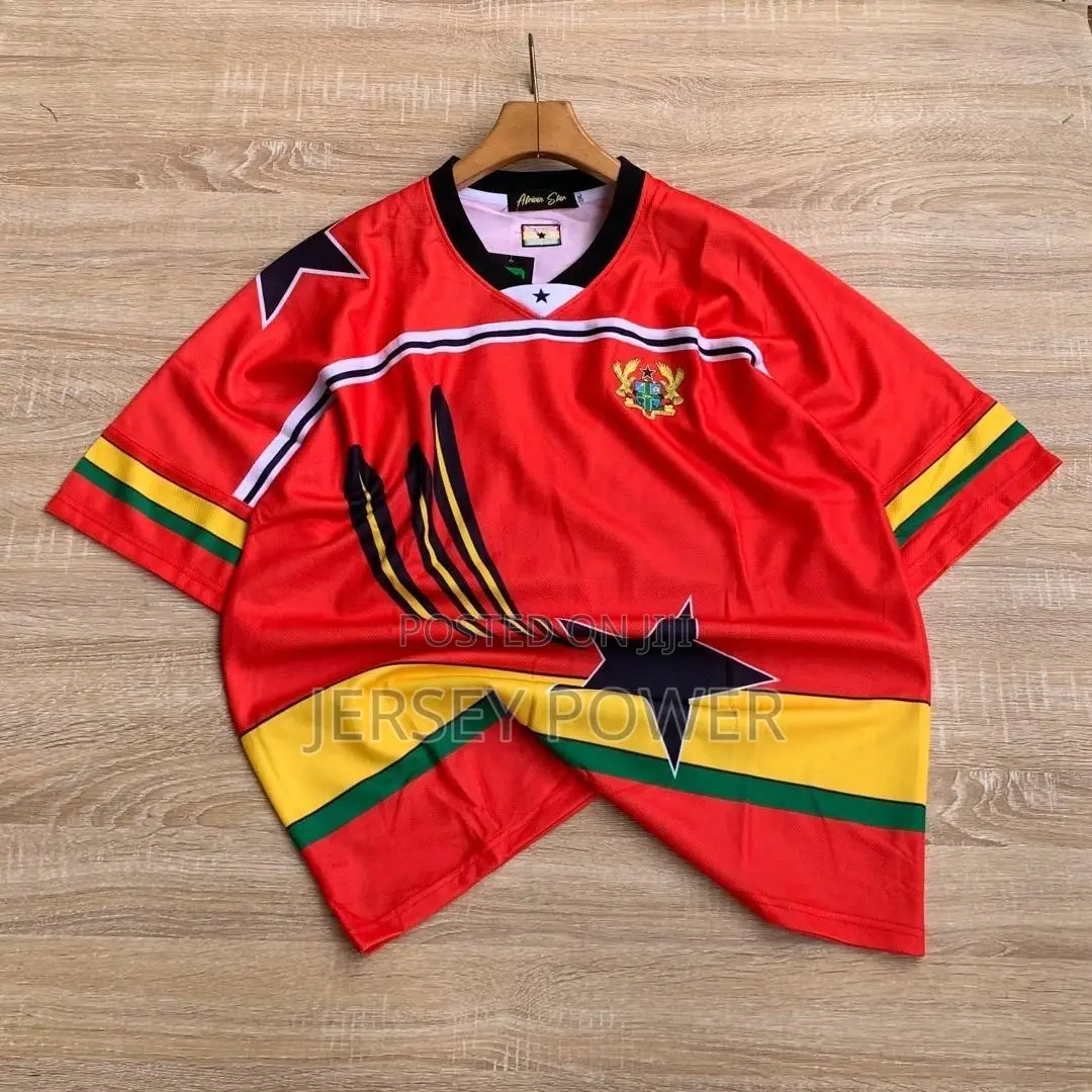 Ghana Jersey Black Fashion ( to the World )