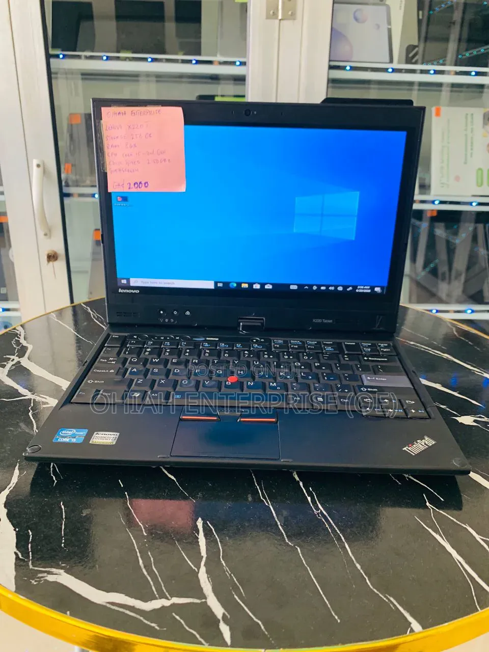 Laptop Lenovo ThinkPad X220 8GB Intel Core i5 HDD 350GB