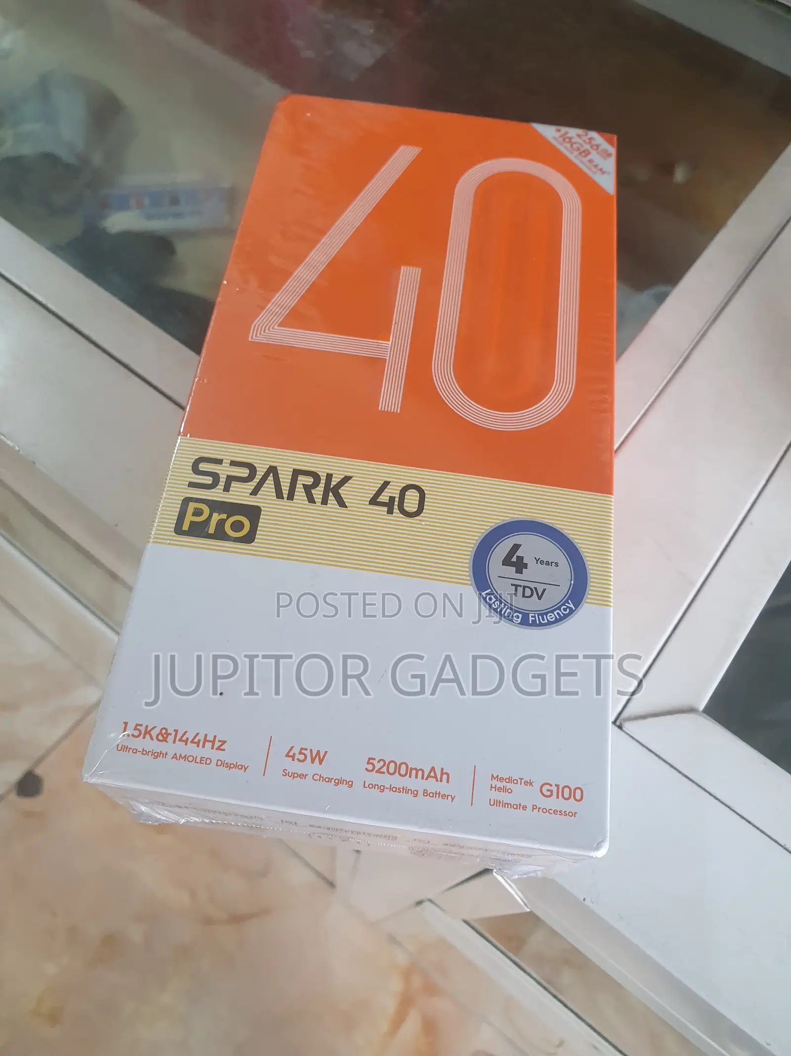 New Tecno Spark 40 Pro 256 GB Black