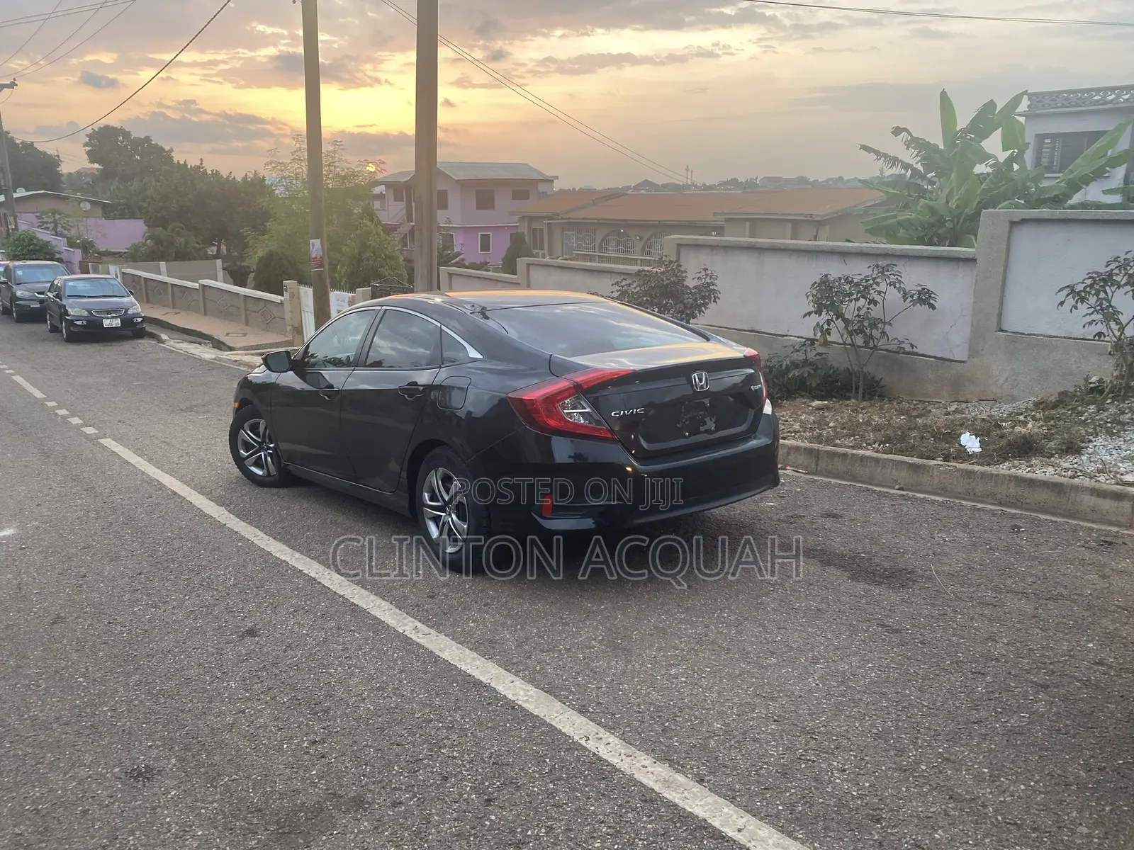 Honda Civic EX 4dr Sedan (2.0L 4cyl) 2017 Black