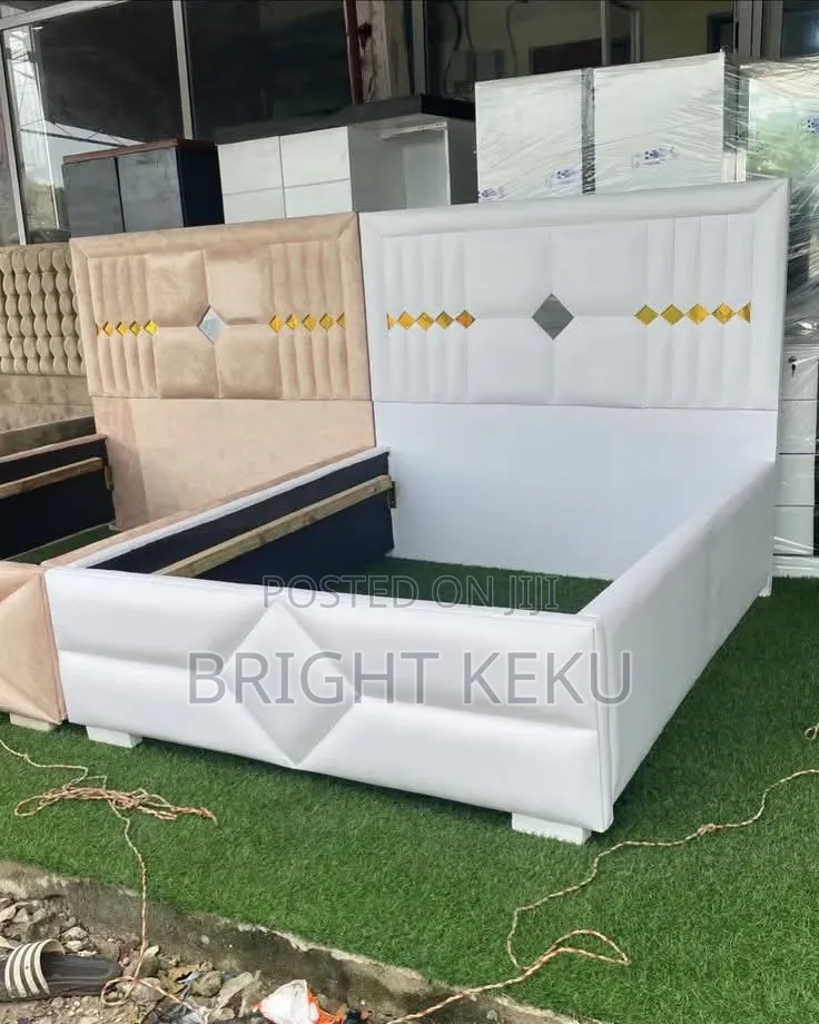 Double Bed Film White and Brown Available