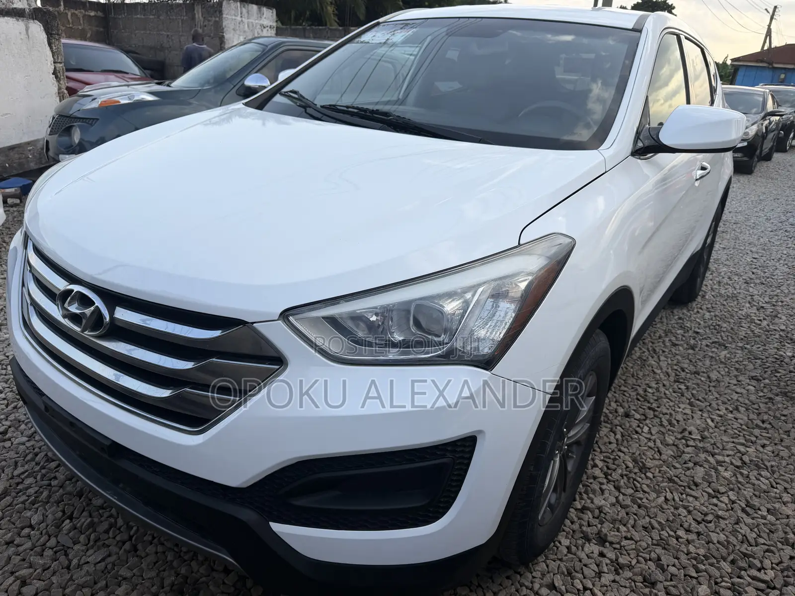 Hyundai Santa Fe 2014 White