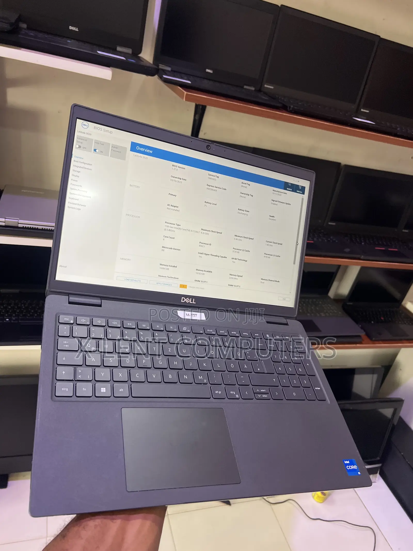 Laptop Dell Latitude 3520 16GB Intel Core i5 SSD 256GB