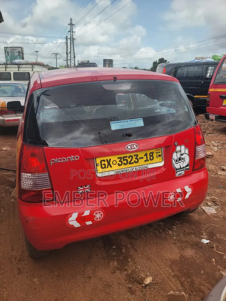 Kia Morning 2010 Red