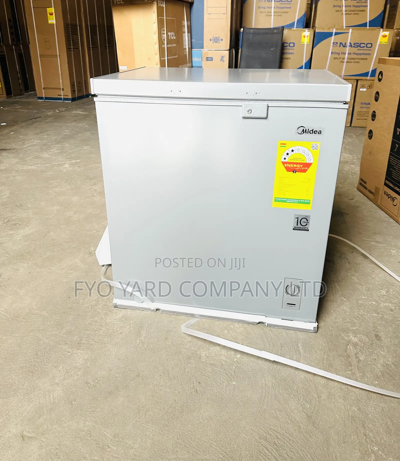 Durable Midea New Model 200liters Cooling and Freezing Chest Freezer