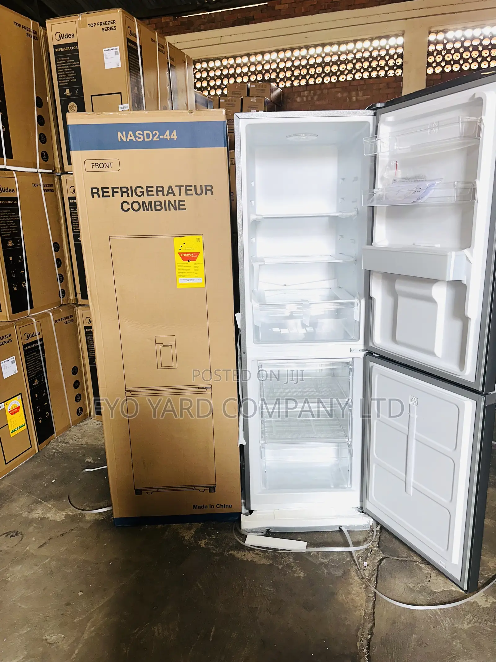 Nasco 287ltr Bottom Freezer Refrigerator With Dispenser -Nasd2-44