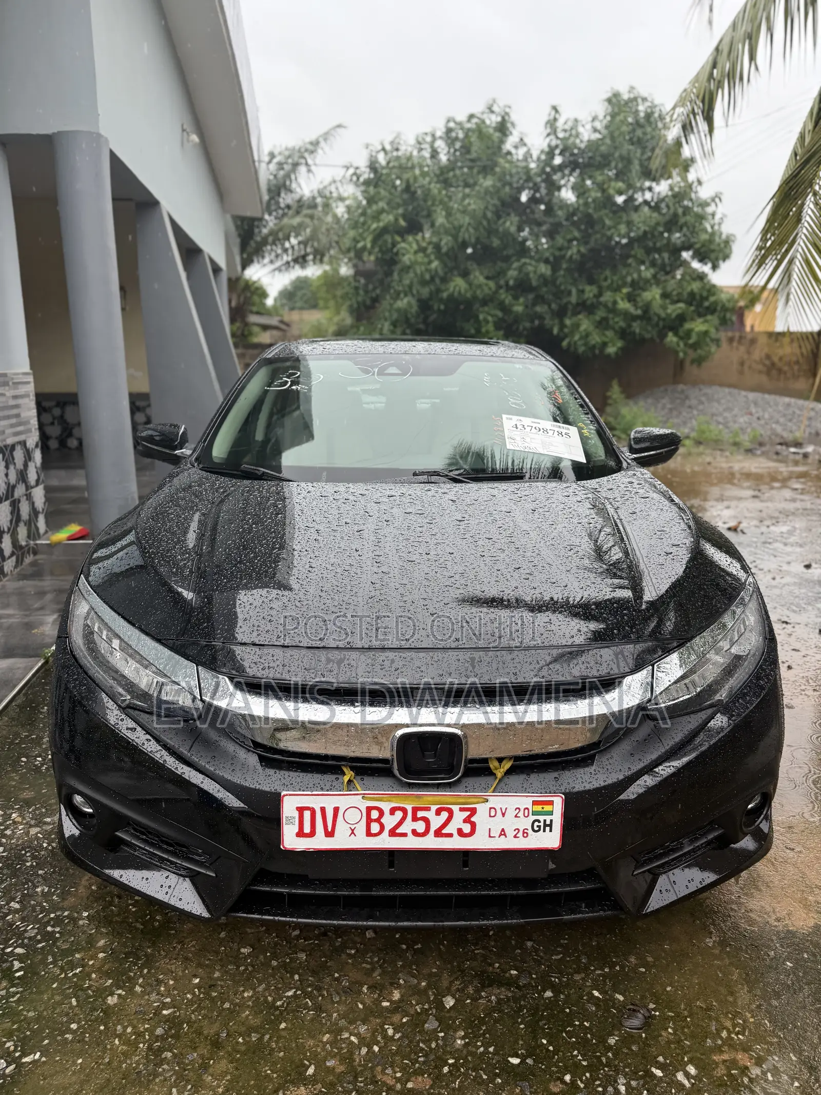 Honda Civic Touring 4dr Sedan (1.5L 4cyl) 2017 Black
