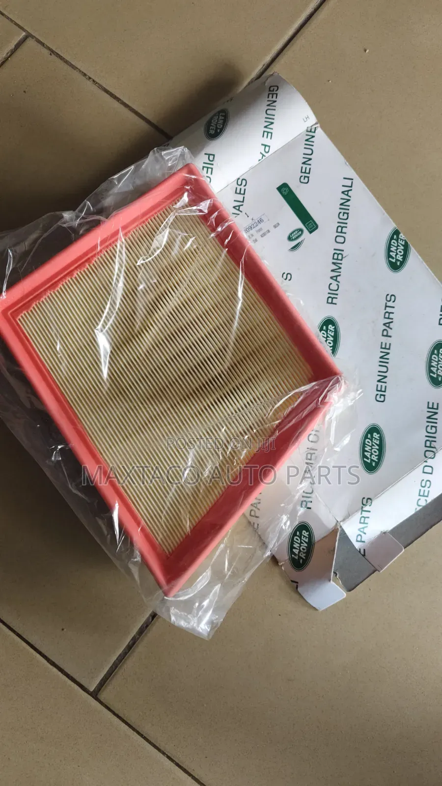 Lr092258 Air Filter for Land Rover Jaguar Xe 2017-2020