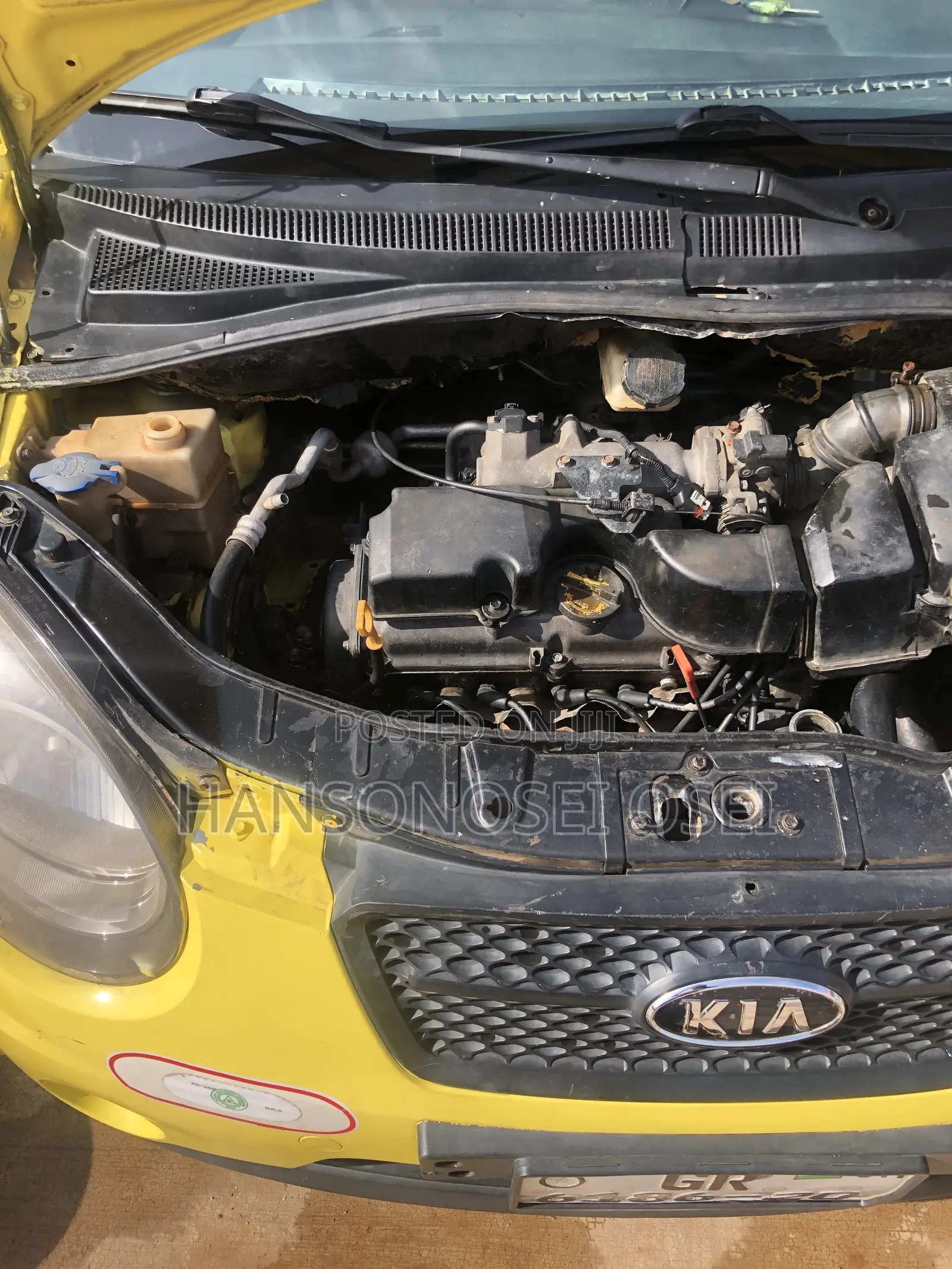 Kia Morning 2010 Yellow