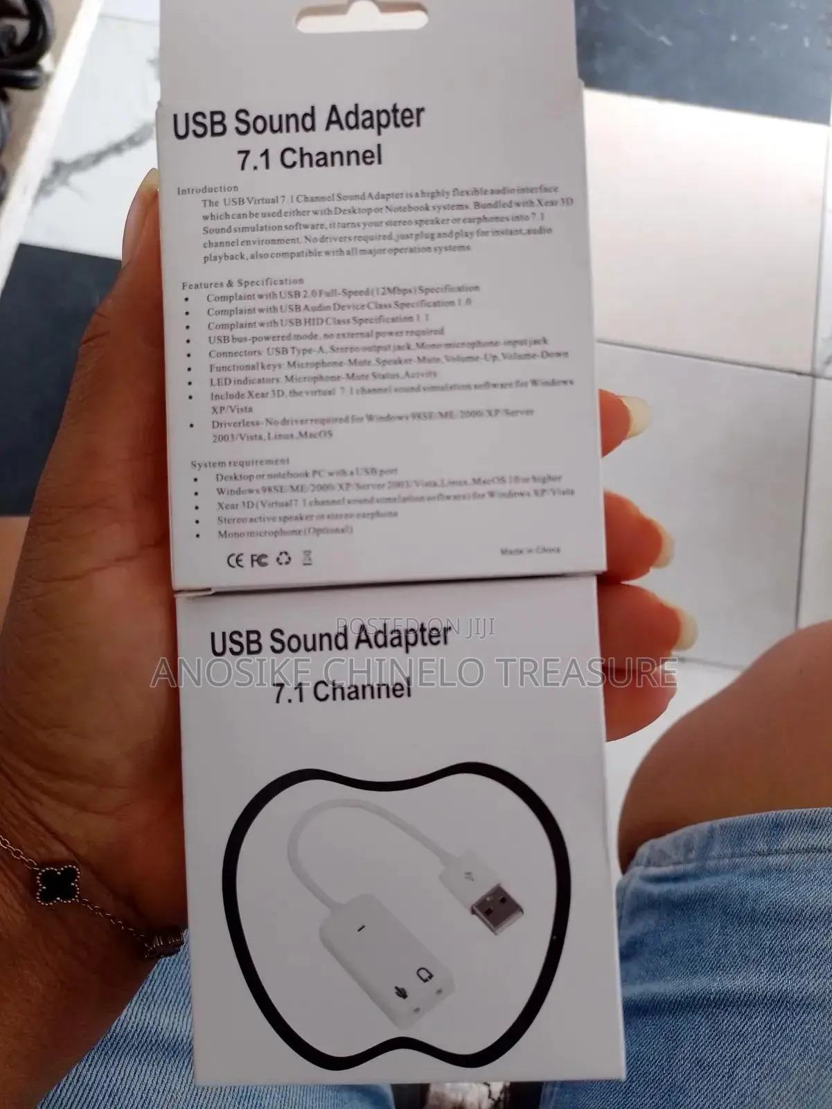 Usb Sound Adapter/ Sound Card