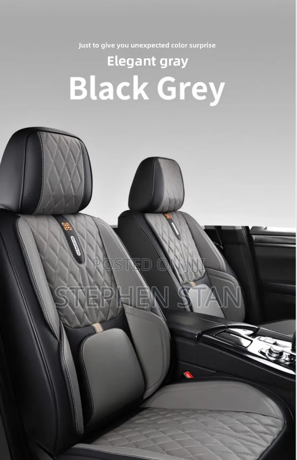 7d High Quality Leather Car Seat Cover With Free Installation