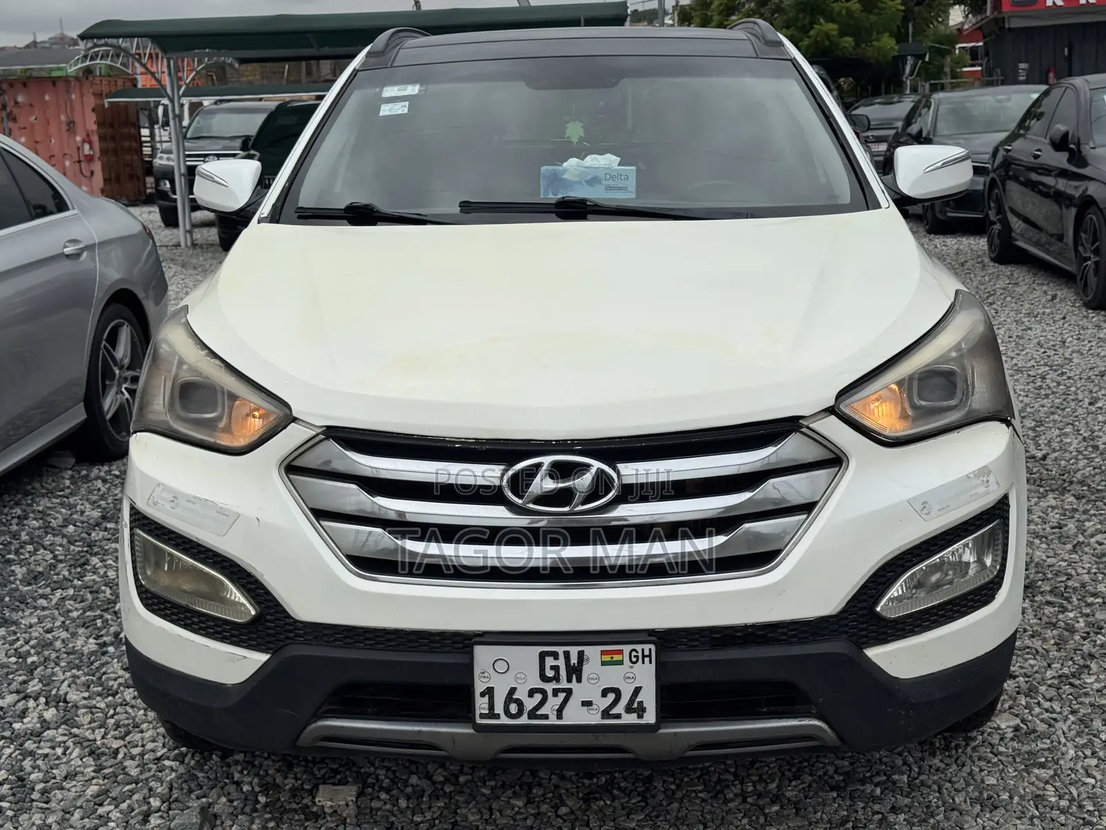Hyundai Santa Fe Limited 4dr SUV (3.3L 6cyl 6A) 2015 White