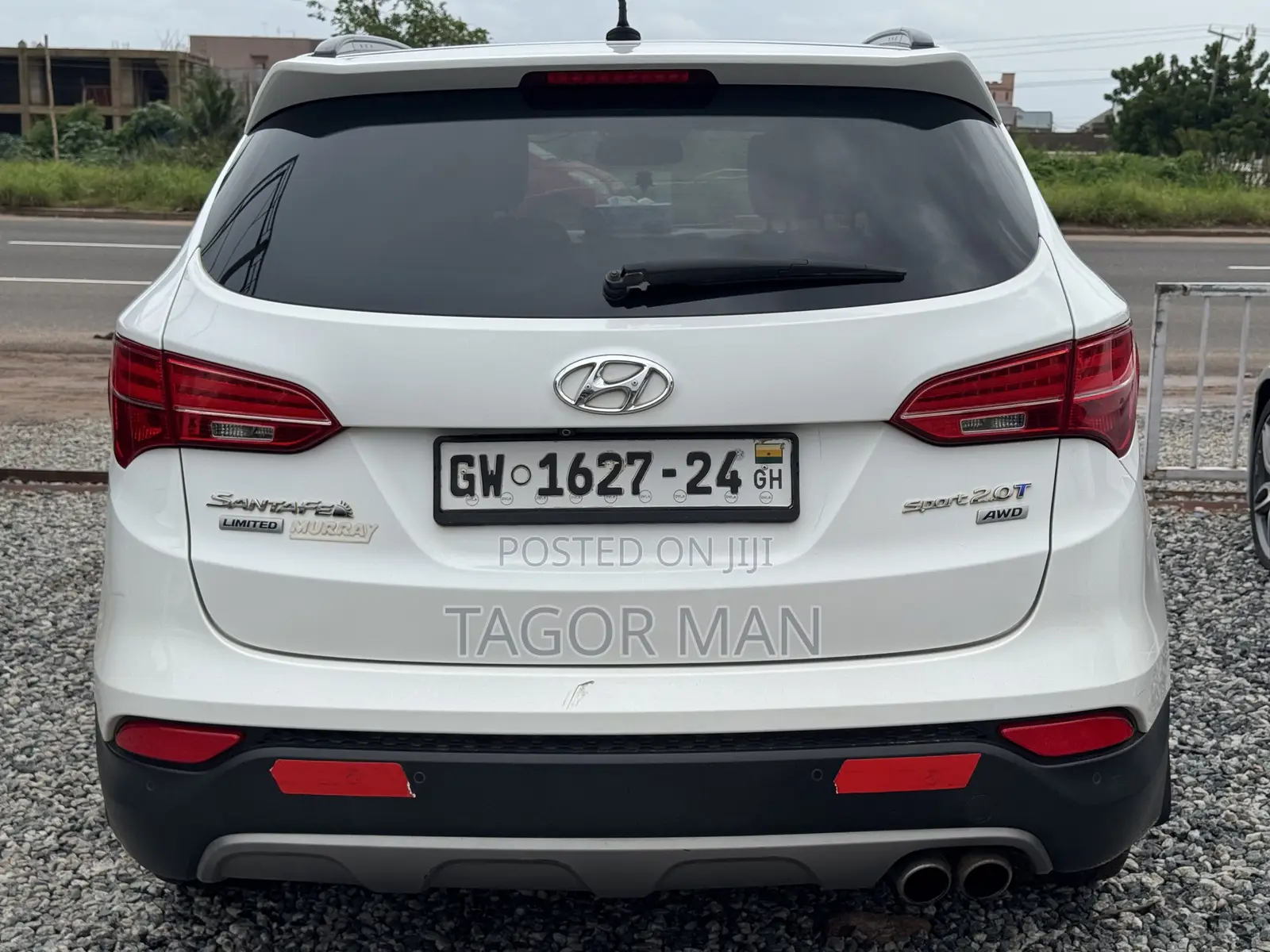 Hyundai Santa Fe Limited 4dr SUV (3.3L 6cyl 6A) 2015 White