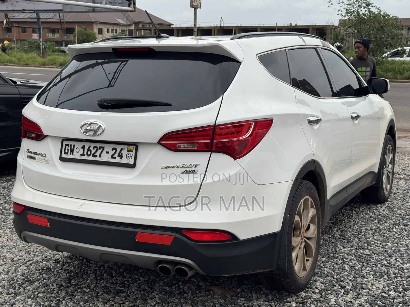 Hyundai Santa Fe Limited 4dr SUV (3.3L 6cyl 6A) 2015 White