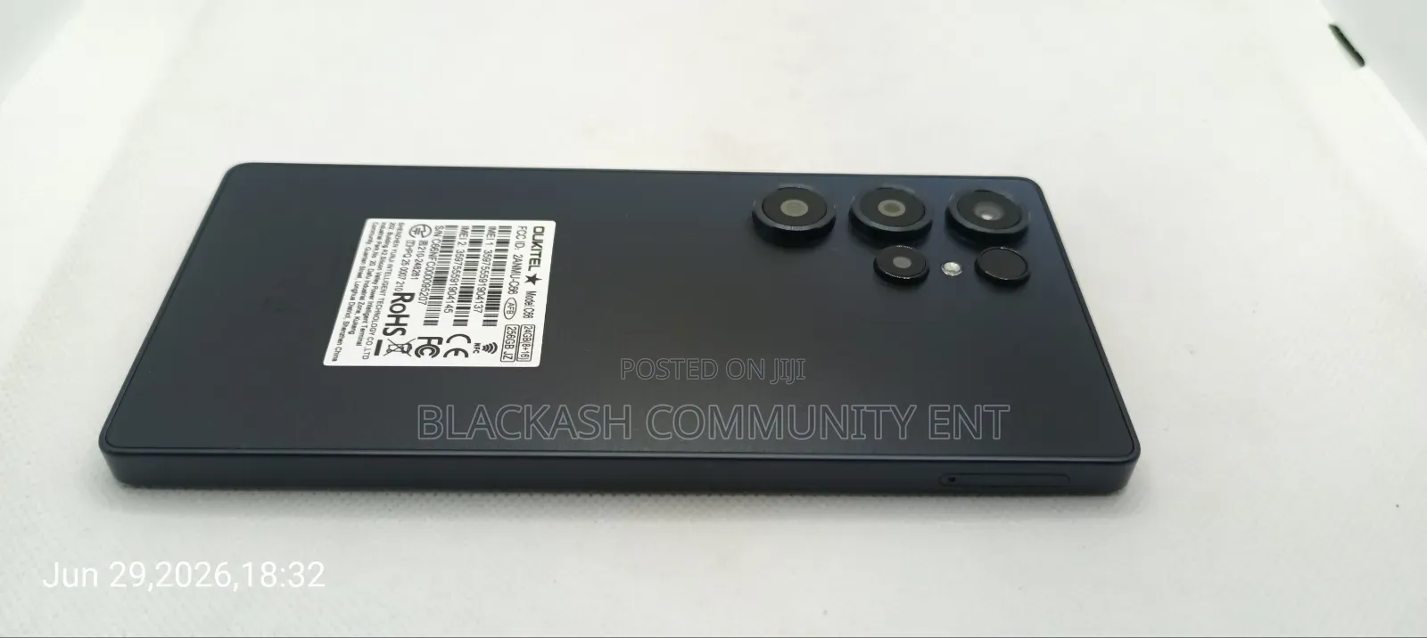 New Oukitel C62 Pro 256 GB Black