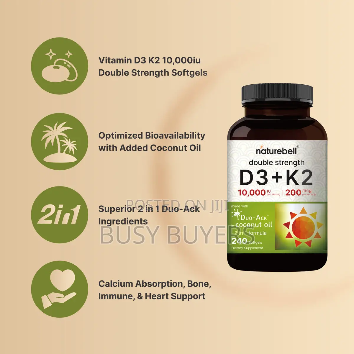 Vitamin D3+ (Naturebell)