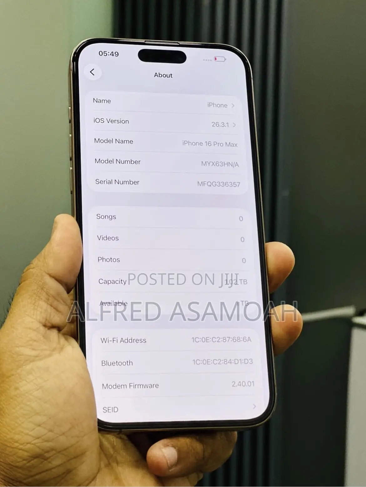 Apple iPhone 16 Pro Max 256 GB Gold