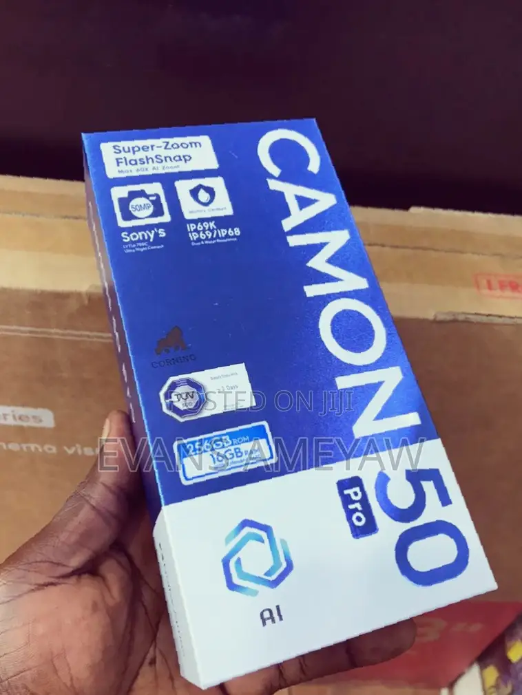 New Tecno Camon 50 Pro 256 GB Blue