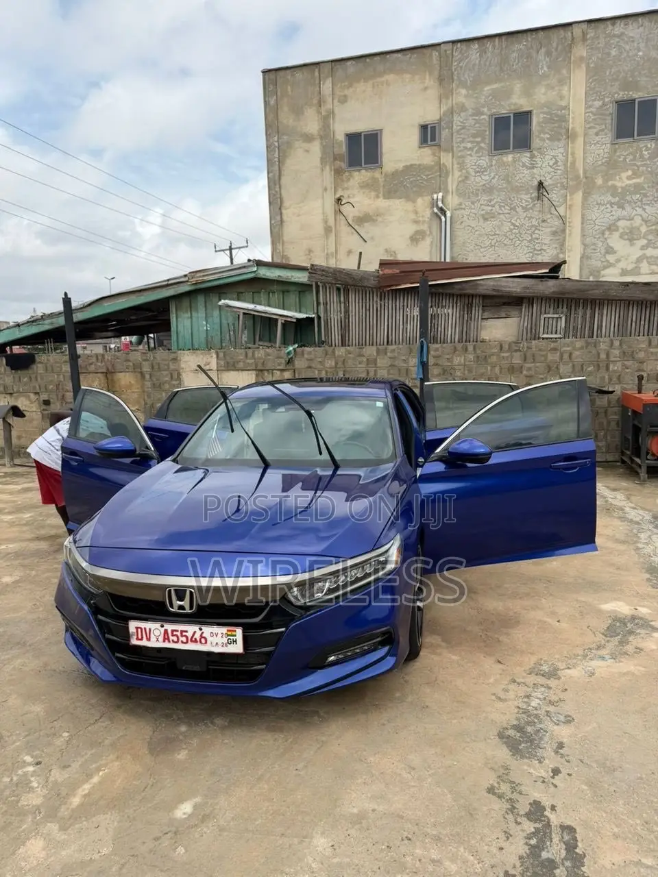 Honda Accord Sport (2.0L 4cyl Turbo 6M) 2019 Blue