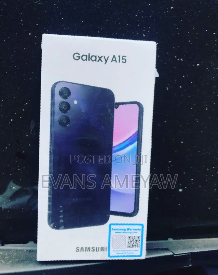 New Samsung Galaxy A15 5G 256 GB Black