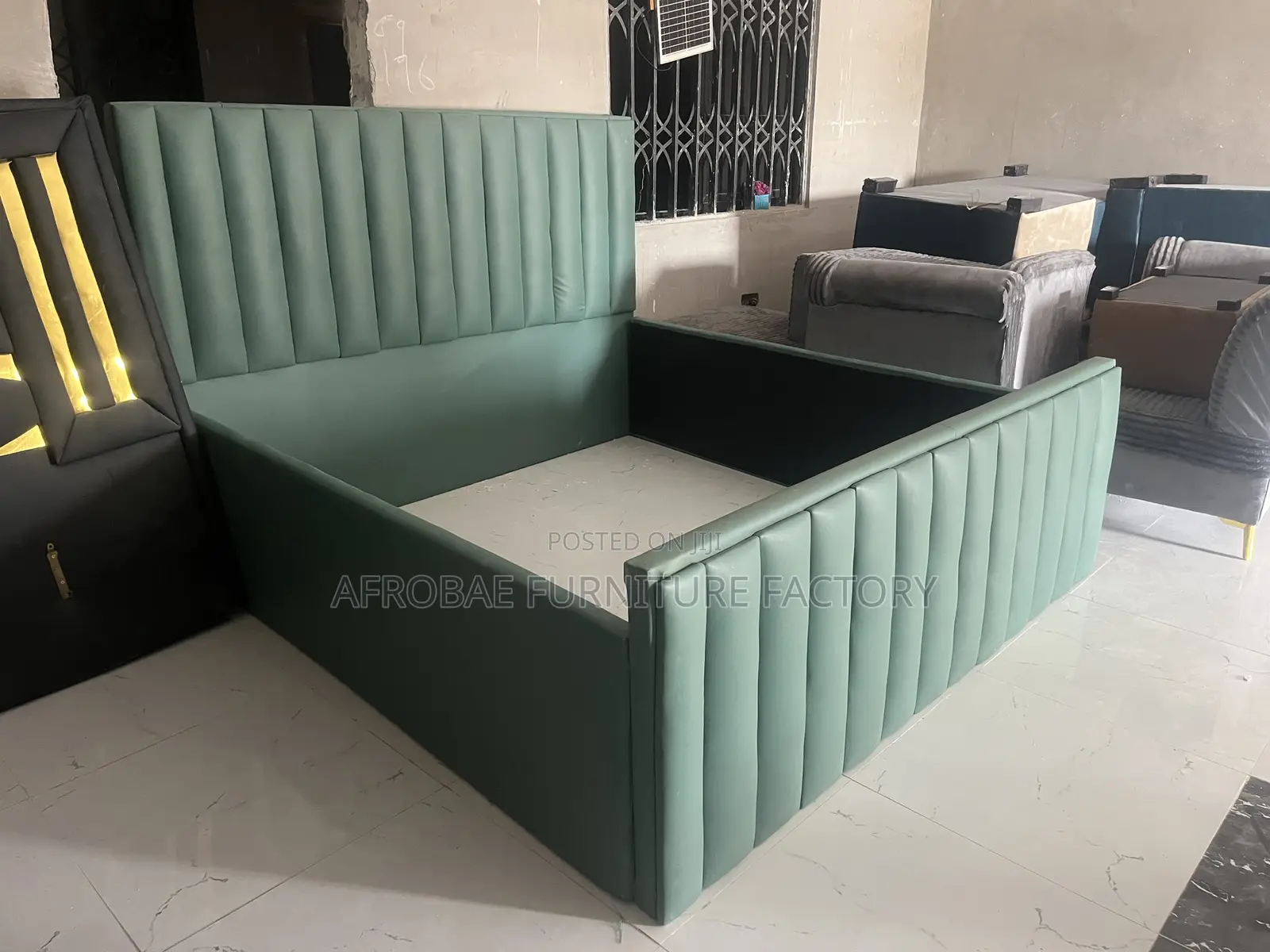Queen Size Bed With Giant Headboard