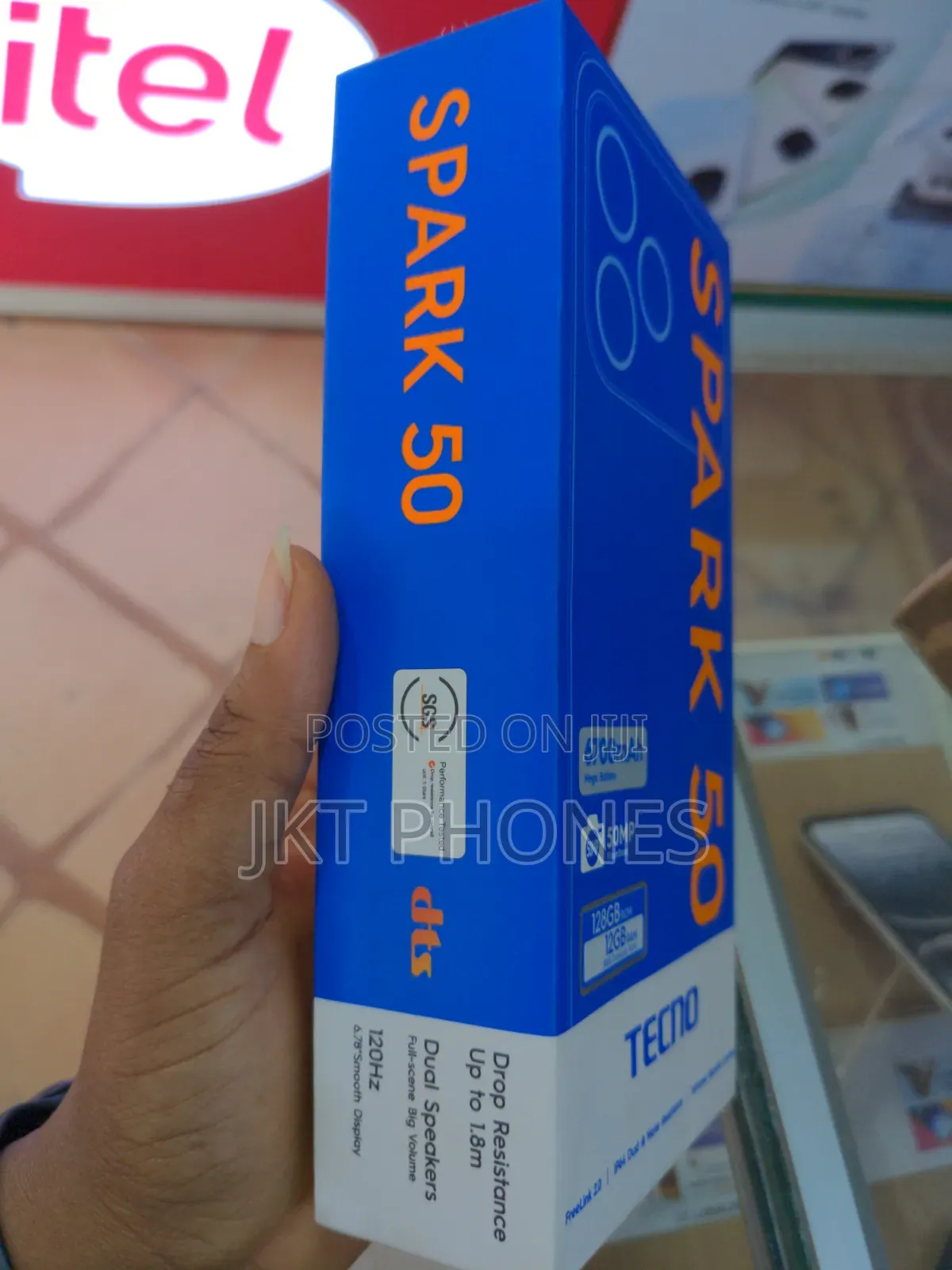 New Tecno Spark 50 128 GB Gray