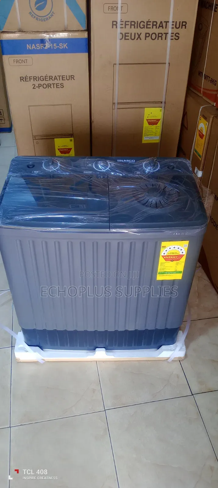 Nasco 10kg Washing Machine/Twin Tub