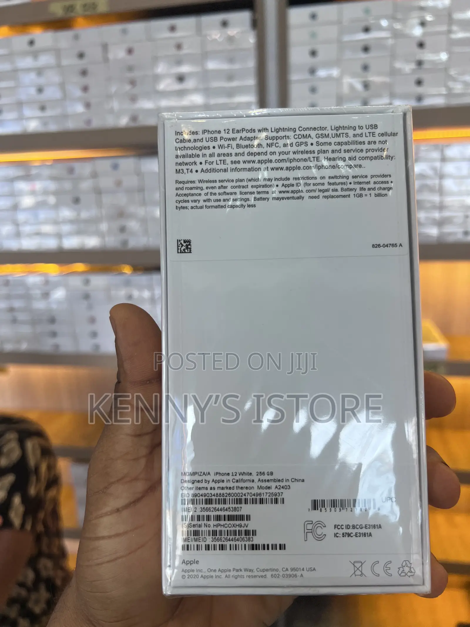 New Apple iPhone 12 256 GB White