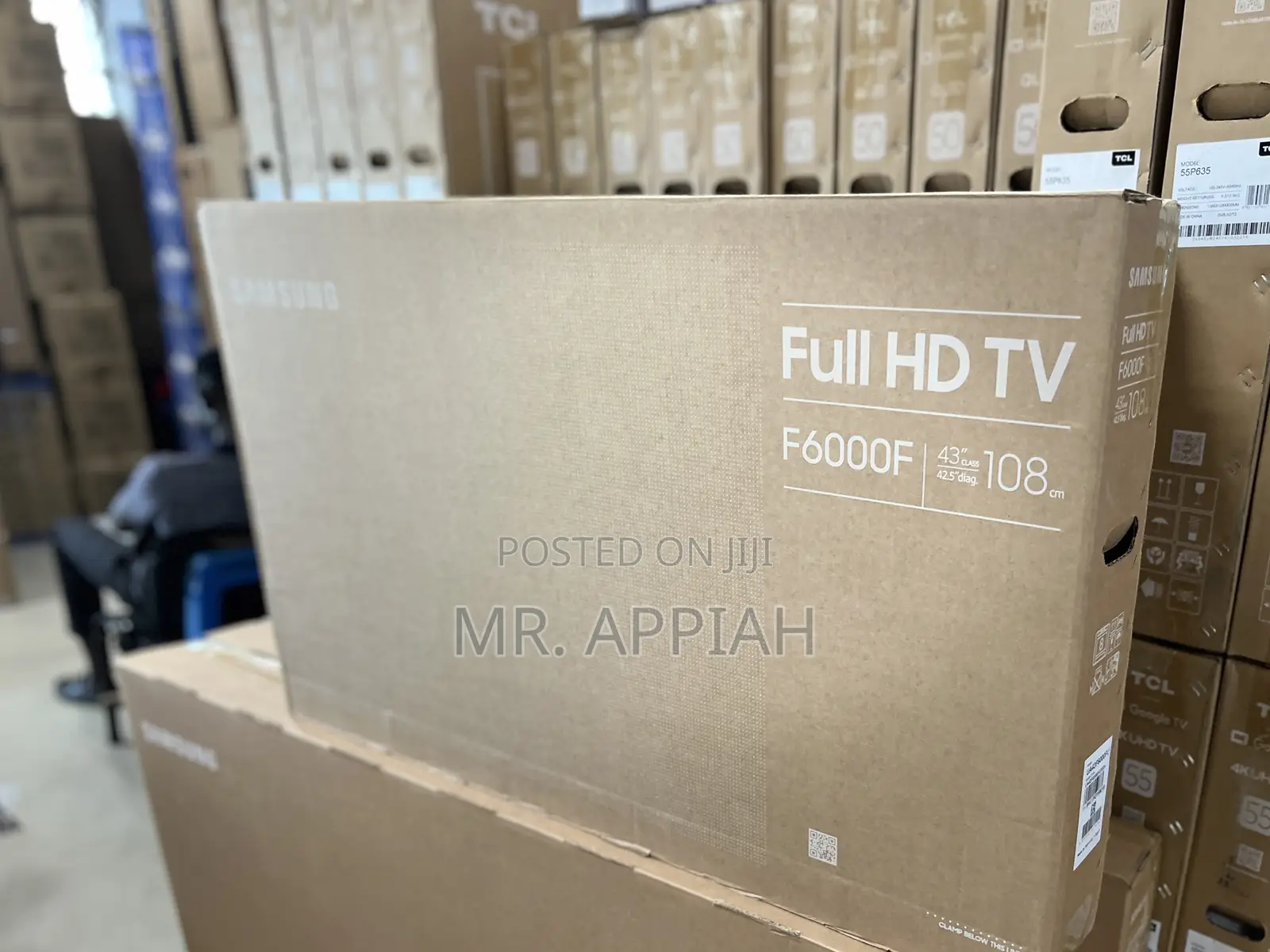 Fresh in Box Samsung 43u8072f 43” Crystal Uhd Smart Tv(Black)