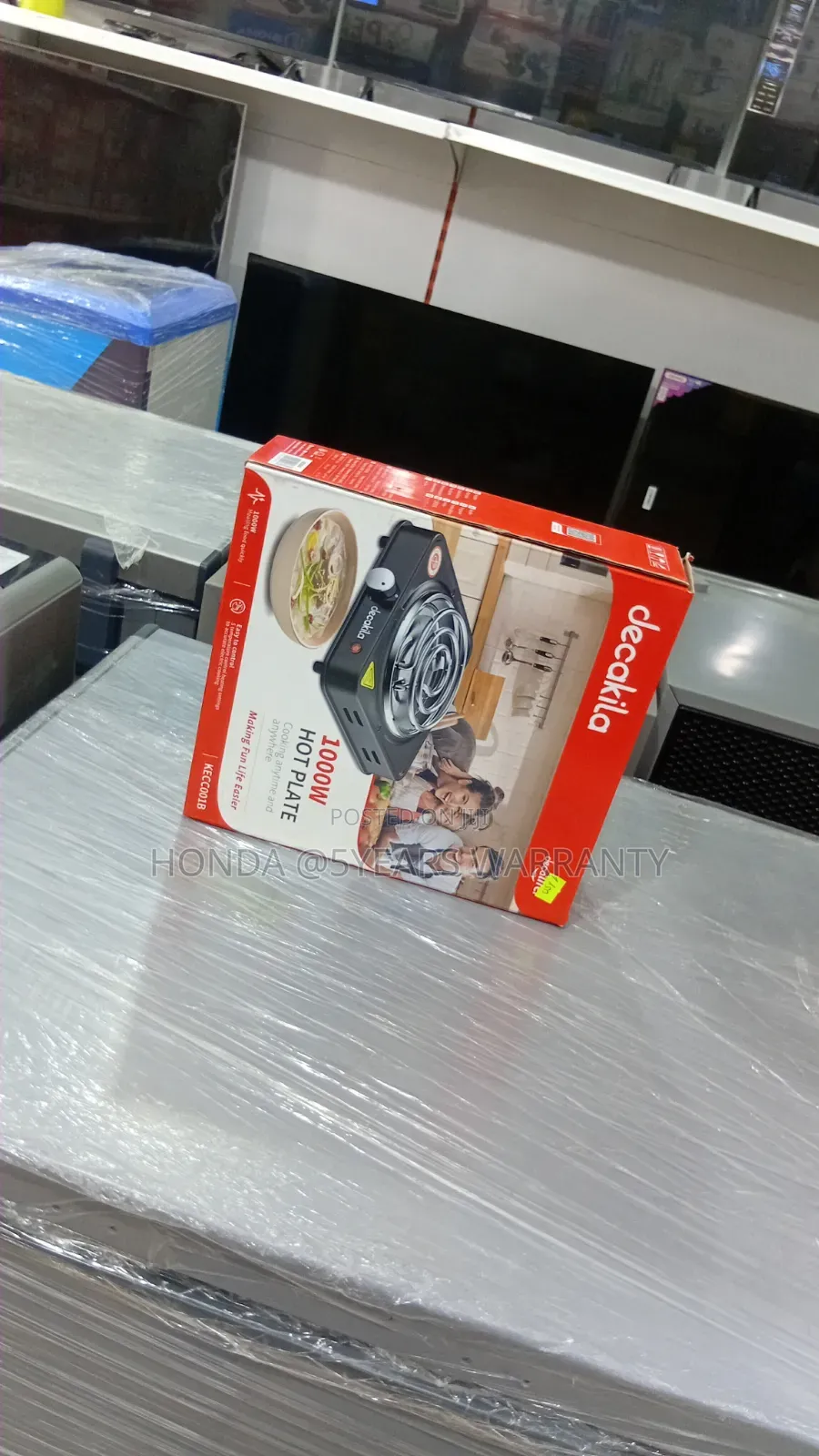 Decakila Hot Plate – Compact Size, Big Cooking Performance