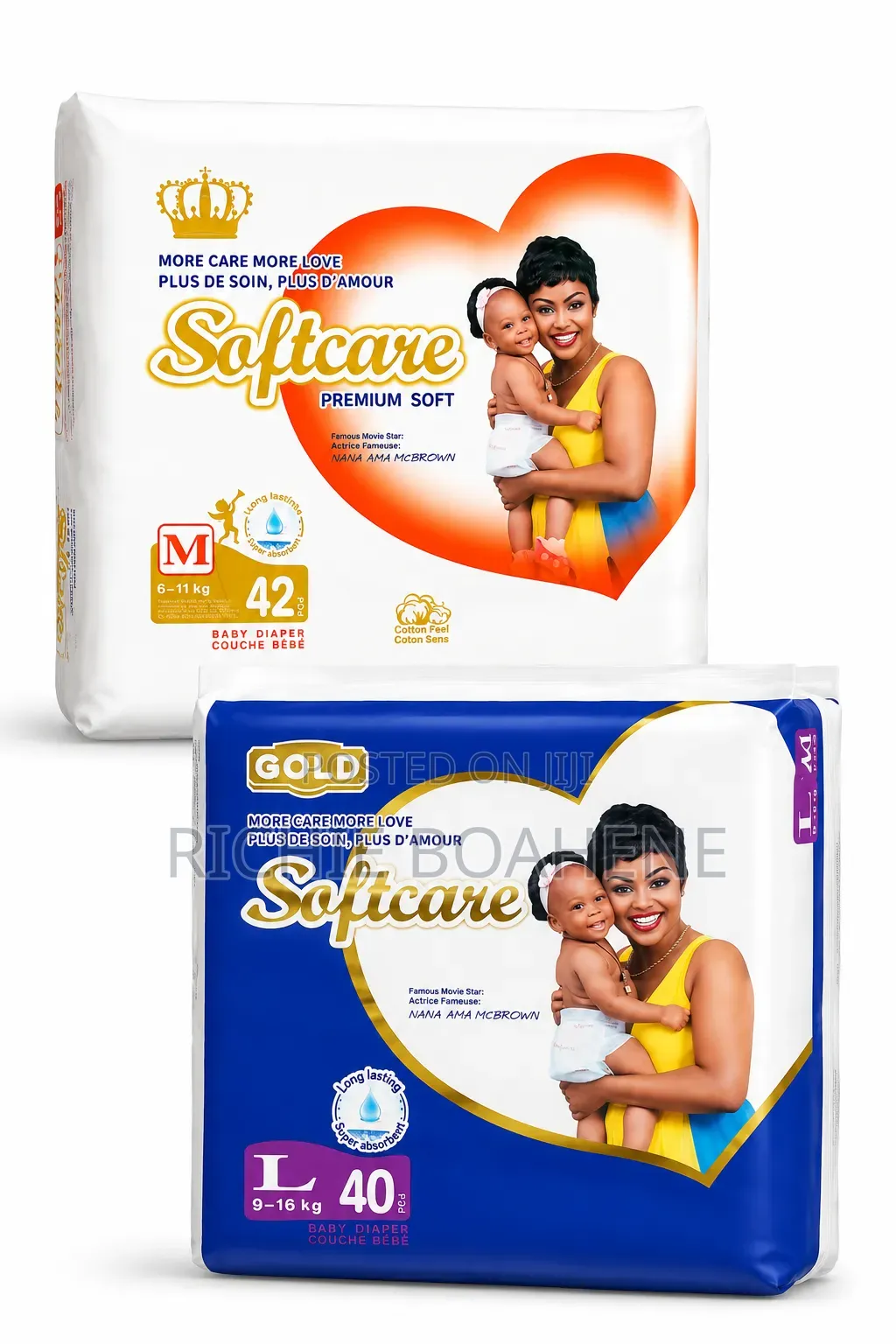 Softcare Diapers S,M,L
