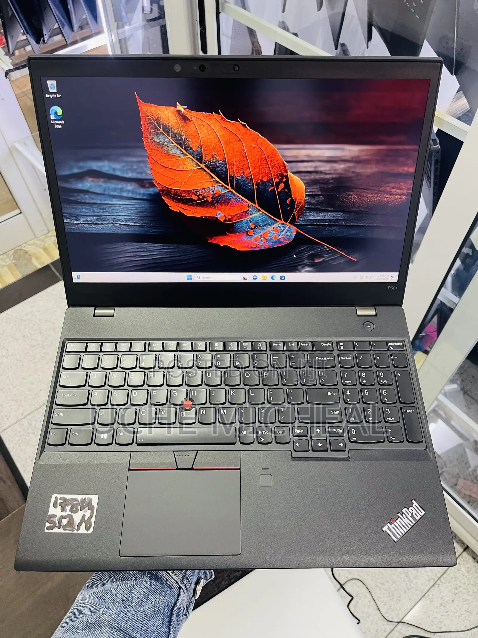 Laptop Lenovo ThinkPad P52s 16GB Intel Core i7 SSD 512GB