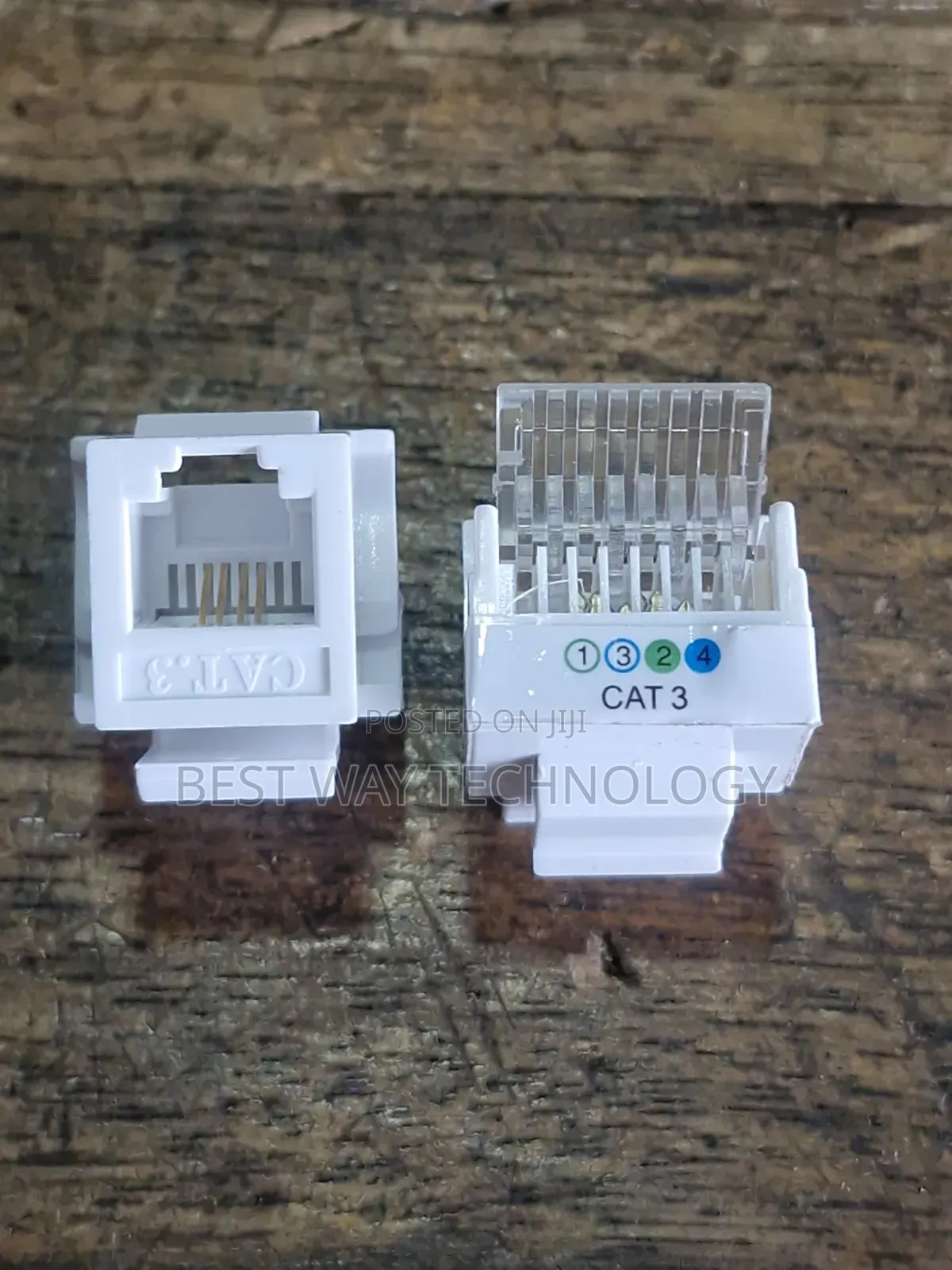 Telephone Face Plate and Jack Cat3