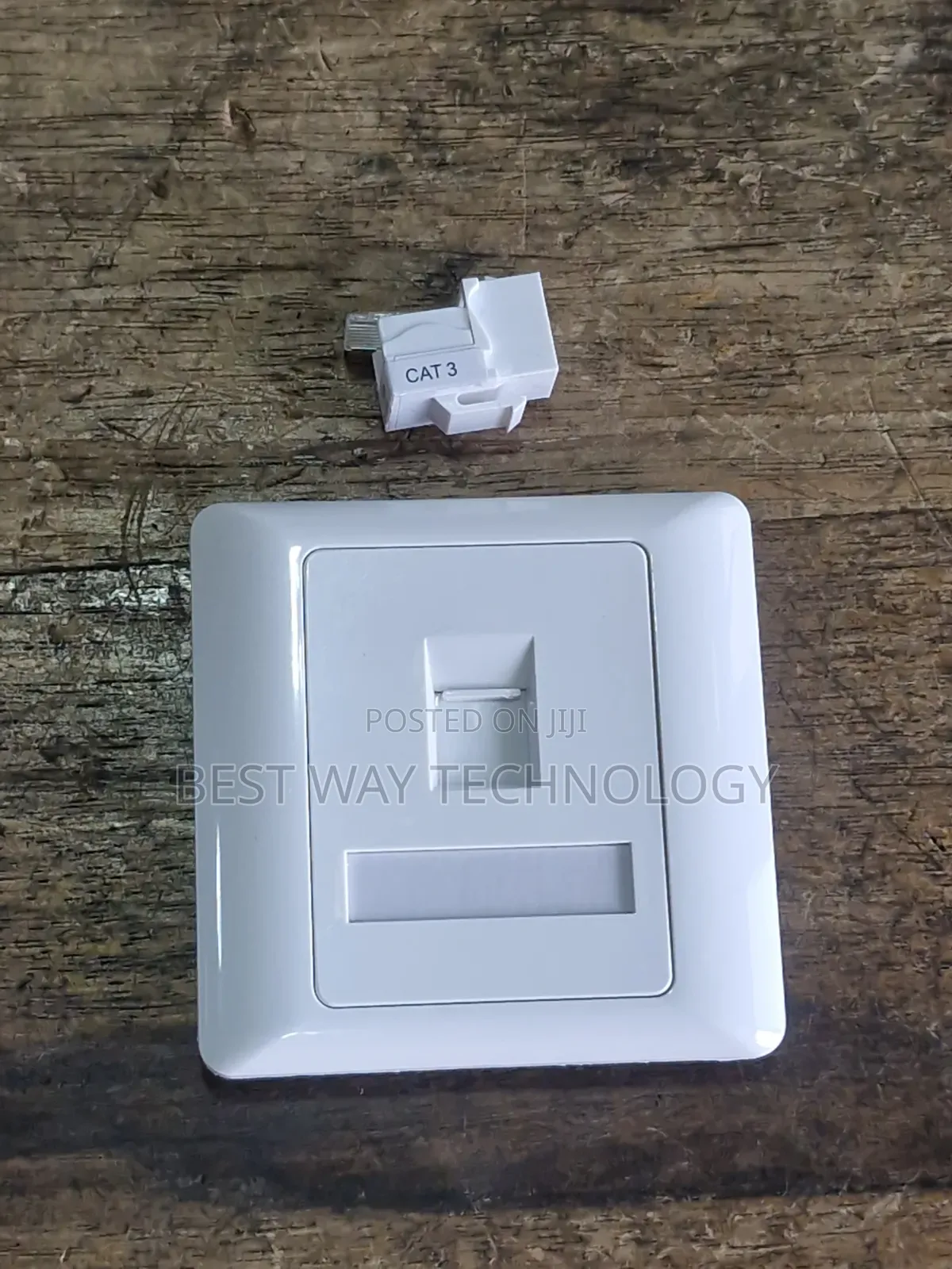 Telephone Face Plate and Jack Cat3