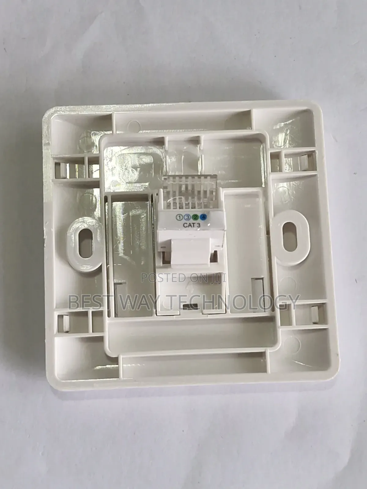 Telephone Face Plate and Jack Cat3