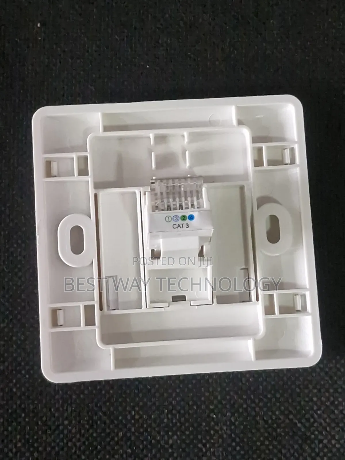 Telephone Face Plate and Jack Cat3