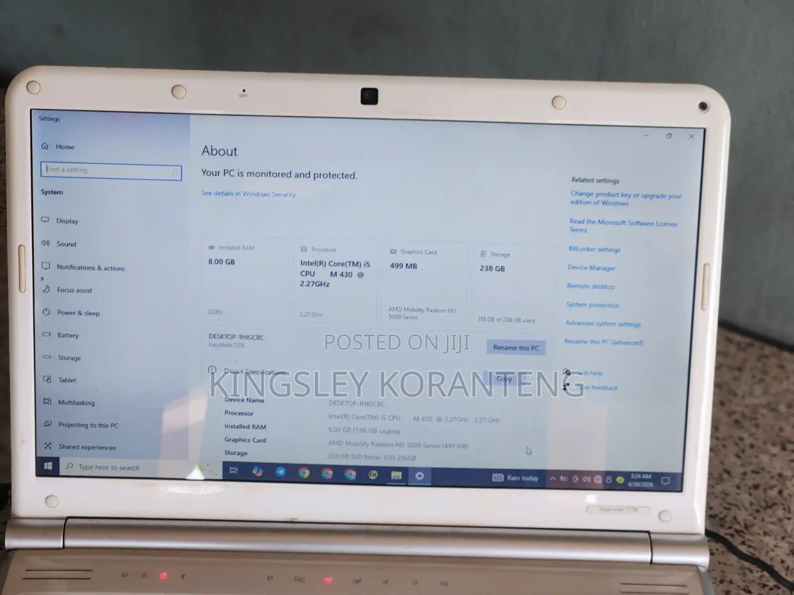 Laptop Dell Inspiron 13 7373 8GB Intel Core i5 SSD 256GB