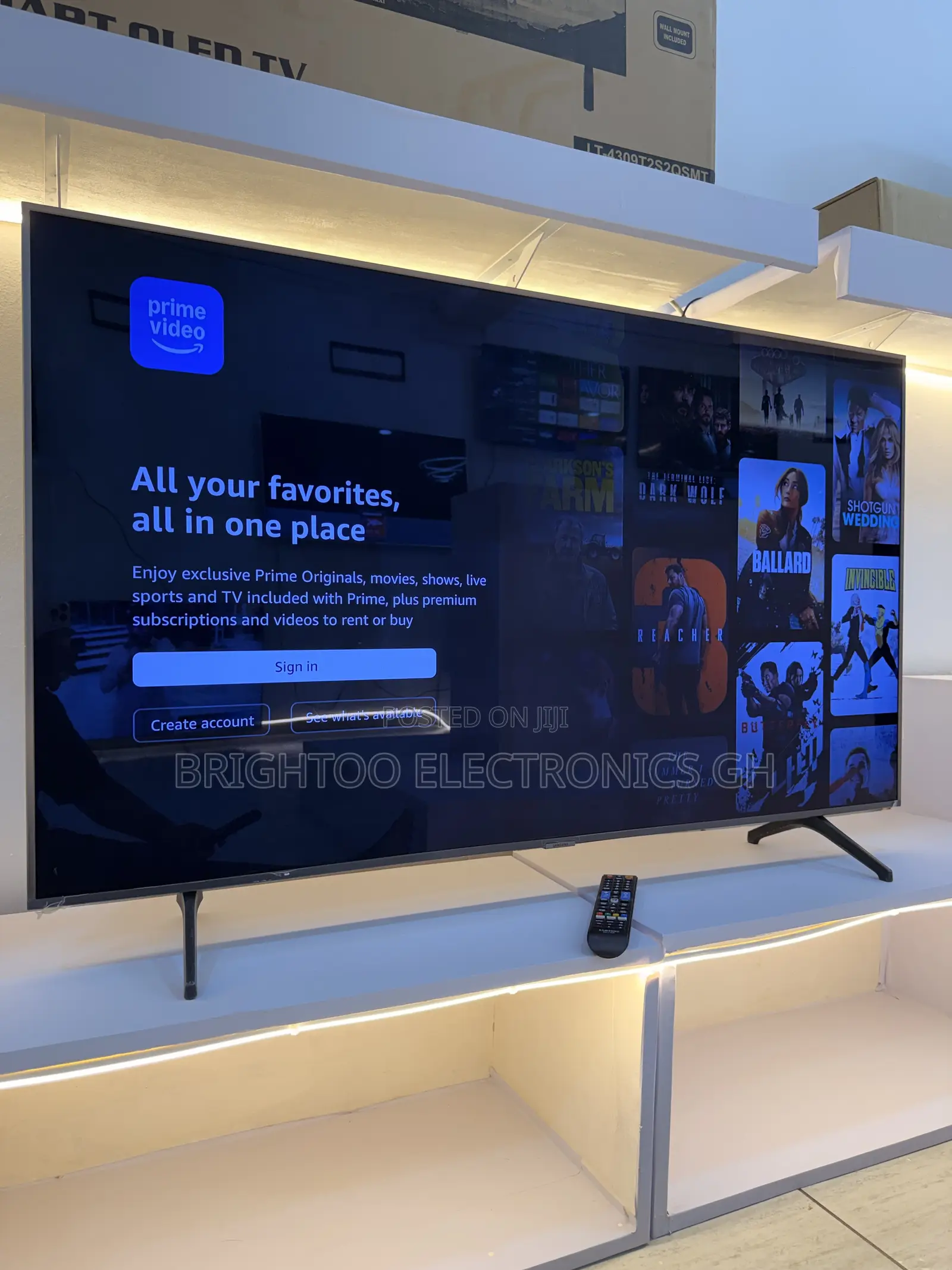 55inches Samsung Digital Satellite Uhd HDR Smart Tv