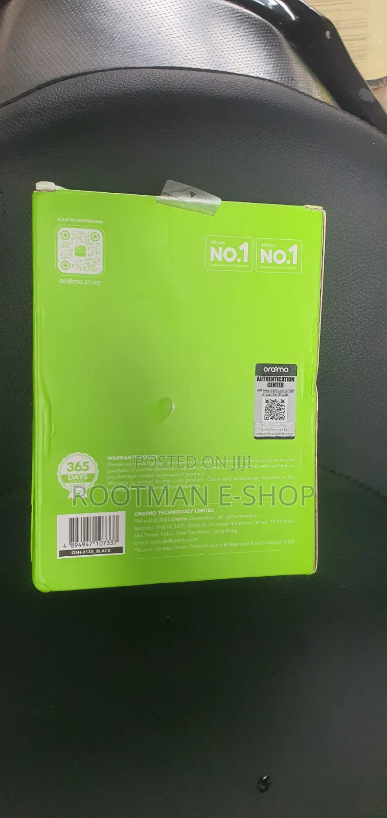 Oraimo Smart Car DVR (Digital Video Recorder)