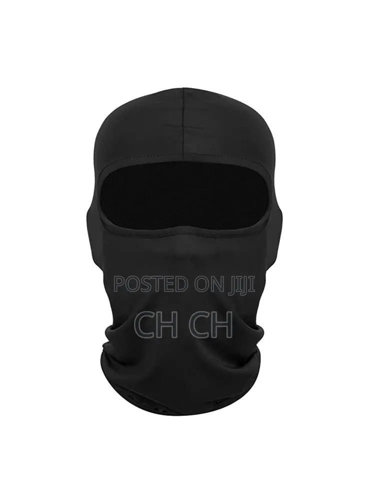 Premium New Black Stretchy Lightweight Ski Face Mask