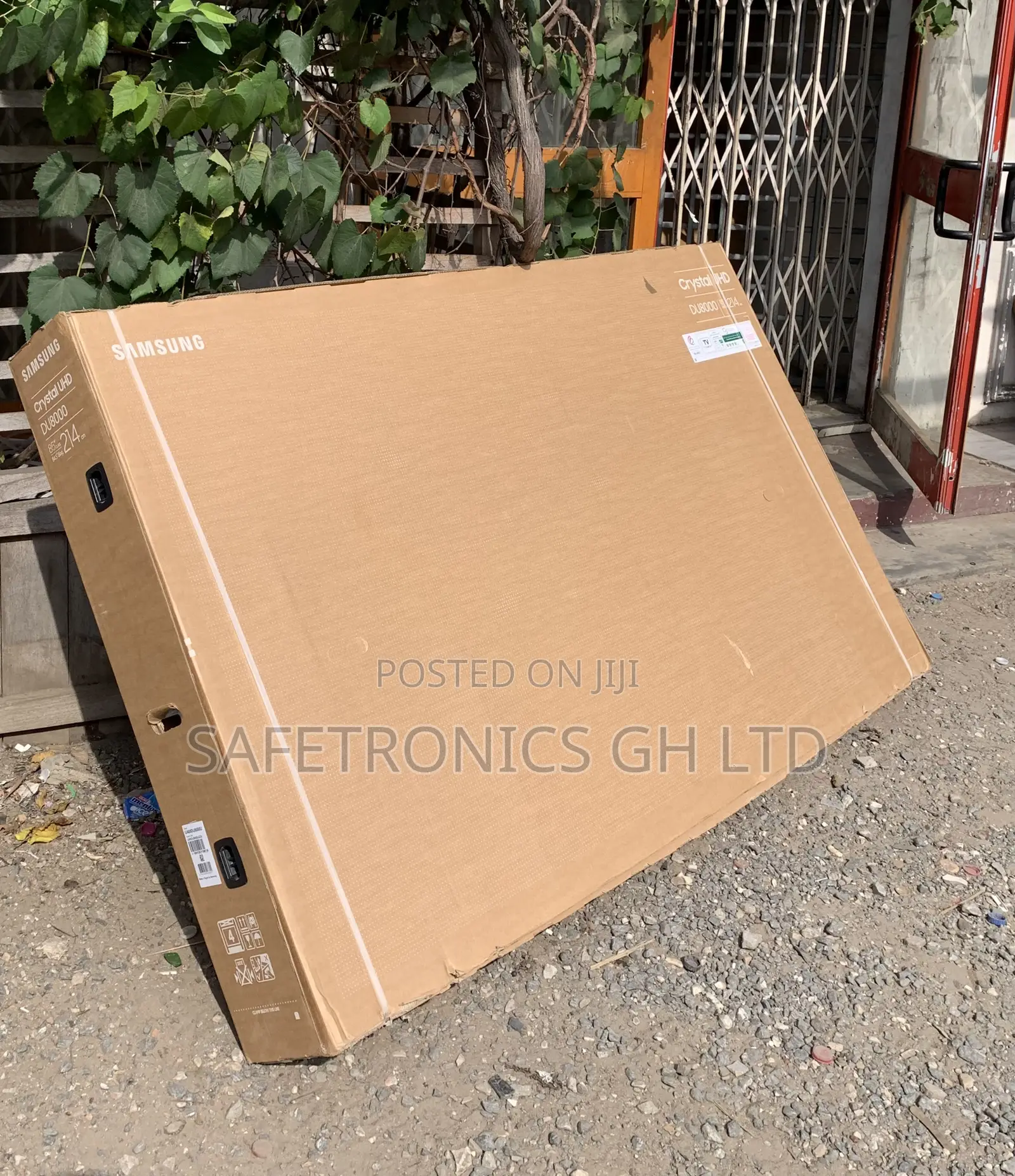 Original Black Samsung 85′′ Crystal Uhd Du8072 Smart Tv (2024)