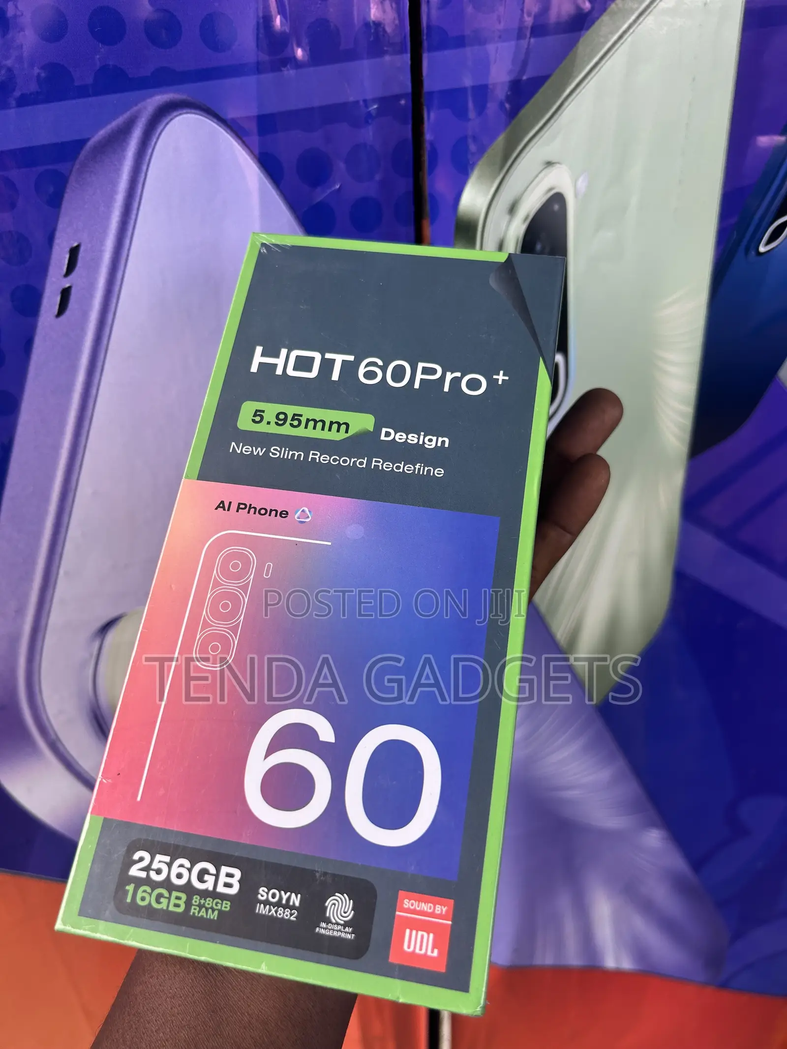New Infinix Hot 60 Pro+ 256 GB Black